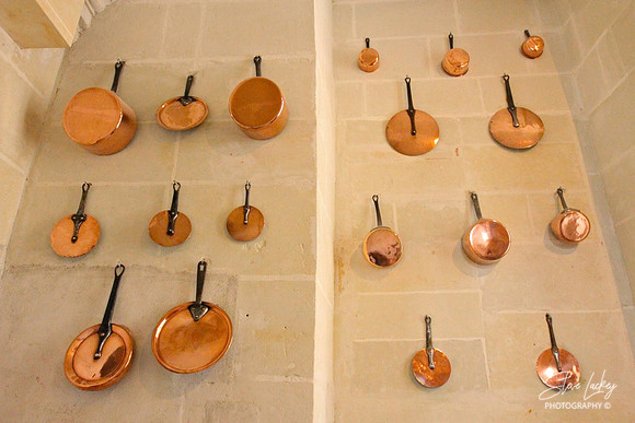 Chenonceaux kitchen, Loire Valley, France