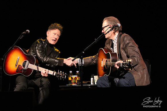 Lyle Lovett and John Hiatt, Klein Memorial Auditorium, Bridgeport, CT