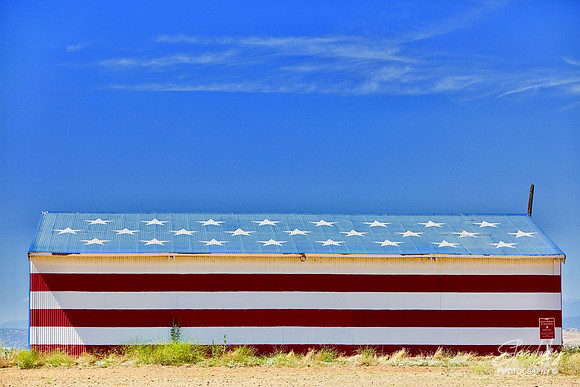 Flag Barn, Madera, CA