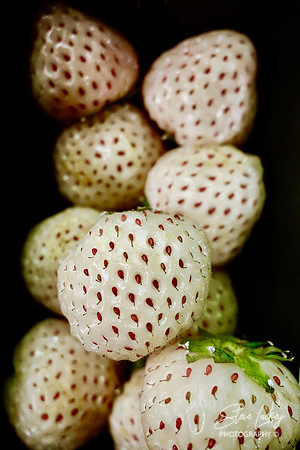 White strawberries